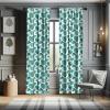 Ambesonne Cats Curtains, Modern Scandi Pattern of Kitten Love with Romantic Hearts Cartoon Design, Window Treatments 2 Panel Set for Living Room Bedroom, Pair of – 28″ x 63″, Ginger Olive Green White(Green White)