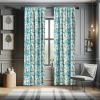 Ambesonne Cats Curtains, Modern Scandi Pattern of Kitten Love with Romantic Hearts Cartoon Design, Window Treatments 2 Panel Set for Living Room Bedroom, Pair of – 28″ x 63″, Ginger Olive Green White(Turquoise White)