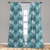 Ambesonne Cats Curtains, Modern Scandi Pattern of Kitten Love with Romantic Hearts Cartoon Design, Window Treatments 2 Panel Set for Living Room Bedroom, Pair of – 28″ x 63″, Ginger Olive Green White(Teal Blue)