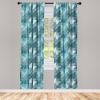 Ambesonne Cats Curtains, Modern Scandi Pattern of Kitten Love with Romantic Hearts Cartoon Design, Window Treatments 2 Panel Set for Living Room Bedroom, Pair of – 28″ x 63″, Ginger Olive Green White(Teal Blue)