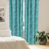 Ambesonne Cats Curtains, Modern Scandi Pattern of Kitten Love with Romantic Hearts Cartoon Design, Window Treatments 2 Panel Set for Living Room Bedroom, Pair of – 28″ x 63″, Ginger Olive Green White(Turquoise Teal)