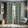 Ambesonne Cats Curtains, Modern Scandi Pattern of Kitten Love with Romantic Hearts Cartoon Design, Window Treatments 2 Panel Set for Living Room Bedroom, Pair of – 28″ x 63″, Ginger Olive Green White(Orange Teal)