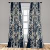 Ambesonne Cats Curtains, Modern Scandi Pattern of Kitten Love with Romantic Hearts Cartoon Design, Window Treatments 2 Panel Set for Living Room Bedroom, Pair of – 28″ x 63″, Ginger Olive Green White(Dark Violet Blue Coconut)