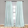 Ambesonne Cats Curtains, Modern Scandi Pattern of Kitten Love with Romantic Hearts Cartoon Design, Window Treatments 2 Panel Set for Living Room Bedroom, Pair of – 28″ x 63″, Ginger Olive Green White(Seafoam White)