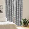 Ambesonne Cats Curtains, Modern Scandi Pattern of Kitten Love with Romantic Hearts Cartoon Design, Window Treatments 2 Panel Set for Living Room Bedroom, Pair of – 28″ x 63″, Ginger Olive Green White(Grey Black)