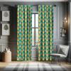 Ambesonne Cats Curtains, Modern Scandi Pattern of Kitten Love with Romantic Hearts Cartoon Design, Window Treatments 2 Panel Set for Living Room Bedroom, Pair of – 28″ x 63″, Ginger Olive Green White(Seafoam)