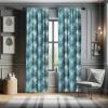 Ambesonne Cats Curtains, Modern Scandi Pattern of Kitten Love with Romantic Hearts Cartoon Design, Window Treatments 2 Panel Set for Living Room Bedroom, Pair of – 28″ x 63″, Ginger Olive Green White(Teal Blue)