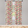 Ambesonne Cats Curtains, Modern Scandi Pattern of Kitten Love with Romantic Hearts Cartoon Design, Window Treatments 2 Panel Set for Living Room Bedroom, Pair of – 28″ x 63″, Ginger Olive Green White(Yellow Magenta)