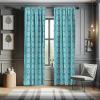 Ambesonne Cats Curtains, Modern Scandi Pattern of Kitten Love with Romantic Hearts Cartoon Design, Window Treatments 2 Panel Set for Living Room Bedroom, Pair of – 28″ x 63″, Ginger Olive Green White(Sky Blue Blue)