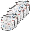 Ambesonne Christmas Chair Seating Cushion Set of 2, Candy Canes and Lollipops Classical Pattern for Holiday Xmas, Anti-Slip Seat Padding for Kitchen & Patio, 16″x16″, Green Red White(Pale Blue Coral Brown)