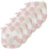 Ambesonne Christmas Chair Seating Cushion Set of 2, Candy Canes and Lollipops Classical Pattern for Holiday Xmas, Anti-Slip Seat Padding for Kitchen & Patio, 16″x16″, Green Red White(Brown Pale Pink White)