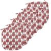 Ambesonne Christmas Chair Seating Cushion Set of 6, Pine Fir Cones Balls and Coniferous Tree Leaves Holly Berry Old Fashioned, Anti-Slip Seat Padding for Kitchen & Patio, 16″x16″, Red Green Grey(Ruby White)