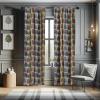 Ambesonne Christmas Curtains, Tree Branches Spruce Leaves Balls Bells Cones Poinsettia Flowers Mistletoe Berry, Window Treatments 2 Panel Set for Living Room Bedroom, Pair of – 28″ x 63″, Ruby Green(Beige Pink)
