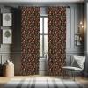 Ambesonne Christmas Curtains, Tree Branches Spruce Leaves Balls Bells Cones Poinsettia Flowers Mistletoe Berry, Window Treatments 2 Panel Set for Living Room Bedroom, Pair of – 28″ x 63″, Ruby Green(Green Yellow and Orange)