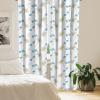 Ambesonne Christmas Curtains, Tree Branches Spruce Leaves Balls Bells Cones Poinsettia Flowers Mistletoe Berry, Window Treatments 2 Panel Set for Living Room Bedroom, Pair of – 28″ x 63″, Ruby Green(Azure Blue Yellow White)