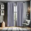 Ambesonne Christmas Curtains, Tree Branches Spruce Leaves Balls Bells Cones Poinsettia Flowers Mistletoe Berry, Window Treatments 2 Panel Set for Living Room Bedroom, Pair of – 28″ x 63″, Ruby Green(Blue Dark)