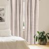 Ambesonne Christmas Curtains, Tree Branches Spruce Leaves Balls Bells Cones Poinsettia Flowers Mistletoe Berry, Window Treatments 2 Panel Set for Living Room Bedroom, Pair of – 28″ x 63″, Ruby Green(Peach Cream)