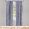 Ambesonne Christmas Curtains, Tree Branches Spruce Leaves Balls Bells Cones Poinsettia Flowers Mistletoe Berry, Window Treatments 2 Panel Set for Living Room Bedroom, Pair of – 28″ x 63″, Ruby Green(Blue Dark)