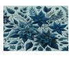Ambesonne Christmas Cutting Board, Candle Winter Holiday Themed Arrangement with Snow and Fir Tree Leaves Print, Decorative Tempered Glass Cutting and Serving Board, Small Size, Khaki and Grey(Night Blue and Dark Sky Blue)