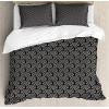 Ambesonne Christmas Duvet Cover Set, Floral Winter Red Bird Hat and Scarf on Blooming Tree Nature Inspired, Decorative 3 Piece Bedding Set with 2 Pillow Shams, Queen Size, Burgundy Green(Cream Charcoal)