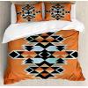 Ambesonne Christmas Duvet Cover Set, Floral Winter Red Bird Hat and Scarf on Blooming Tree Nature Inspired, Decorative 3 Piece Bedding Set with 2 Pillow Shams, Queen Size, Burgundy Green(Orange Black Pale Blue)