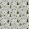 Ambesonne Christmas Duvet Cover Set, Merry Christmas Lettering on an Abstract Modern Snowflake Dot Pattern, Decorative 3 Piece Bedding Set with 2 Pillow Shams, King Size, Black Beige(Pale Sage Green and Seafoam)