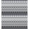 Ambesonne Christmas Duvet Cover Set, Merry Christmas Lettering on an Abstract Modern Snowflake Dot Pattern, Decorative 3 Piece Bedding Set with 2 Pillow Shams, King Size, Black Beige(Gray White)