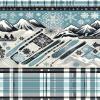 Ambesonne Christmas Duvet Cover Set, Vintage Merry Xmas Wreath Several Noel Yule and Ribbons Candles Bells Image, Decorative 3 Piece Bedding Set with 2 Pillow Shams, King Size, Red(Blue Grey Eggshell White)