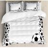 Ambesonne Christmas Duvet Cover Set, Watercolor Christmas Theme Fir Trees Abstract Silhouettes Illustration, Decorative 3 Piece Bedding Set with 2 Pillow Shams, Queen Size, Green Seafoam(White Charcoal Grey)