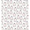 Ambesonne Christmas Duvet Cover Set, Xmas Baubles on Snow with Snowflakes Ice Holiday Humanitarian Artwork Illustration, Decorative 3 Piece Bedding Set with 2 Pillow Shams, Queen Size, White Red(Grey Pink)