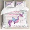 Ambesonne Christmas Duvet Cover Set, Xmas Baubles on Snow with Snowflakes Ice Holiday Humanitarian Artwork Illustration, Decorative 3 Piece Bedding Set with 2 Pillow Shams, Queen Size, White Red(Seafoam Pink)