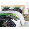 Ambesonne Christmas Duvet Cover Set, Xmas Baubles on Snow with Snowflakes Ice Holiday Humanitarian Artwork Illustration, Decorative 3 Piece Bedding Set with 2 Pillow Shams, Queen Size, White Red(Green Grey)