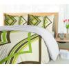 Ambesonne Christmas Duvet Cover Set, Xmas Baubles on Snow with Snowflakes Ice Holiday Humanitarian Artwork Illustration, Decorative 3 Piece Bedding Set with 2 Pillow Shams, Queen Size, White Red(Lime Green Army Green)
