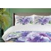 Ambesonne Christmas Duvet Cover Set, Xmas Baubles on Snow with Snowflakes Ice Holiday Humanitarian Artwork Illustration, Decorative 3 Piece Bedding Set with 2 Pillow Shams, Queen Size, White Red(Lilac)