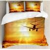 Ambesonne Christmas Duvet Cover Set, Xmas Baubles on Snow with Snowflakes Ice Holiday Humanitarian Artwork Illustration, Decorative 3 Piece Bedding Set with 2 Pillow Shams, Queen Size, White Red(Pastel Orange)