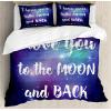 Ambesonne Christmas Duvet Cover Set, Xmas Baubles on Snow with Snowflakes Ice Holiday Humanitarian Artwork Illustration, Decorative 3 Piece Bedding Set with 2 Pillow Shams, Queen Size, White Red(Dark Purple White)