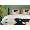 Ambesonne Christmas Duvet Cover Set, Xmas Baubles on Snow with Snowflakes Ice Holiday Humanitarian Artwork Illustration, Decorative 3 Piece Bedding Set with 2 Pillow Shams, Queen Size, White Red(Salmon Teal)