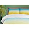 Ambesonne Christmas Duvet Cover Set, Xmas Baubles on Snow with Snowflakes Ice Holiday Humanitarian Artwork Illustration, Decorative 3 Piece Bedding Set with 2 Pillow Shams, Queen Size, White Red(Sky Blue Yellow)
