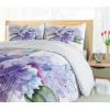 Ambesonne Christmas Duvet Cover Set, Xmas Baubles on Snow with Snowflakes Ice Holiday Humanitarian Artwork Illustration, Decorative 3 Piece Bedding Set with 2 Pillow Shams, Queen Size, White Red(Lilac)