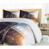 Ambesonne Christmas Duvet Cover Set, Xmas Baubles on Snow with Snowflakes Ice Holiday Humanitarian Artwork Illustration, Decorative 3 Piece Bedding Set with 2 Pillow Shams, Queen Size, White Red(Rainbow Tones)