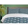 Ambesonne Christmas Duvet Cover Set, Xmas Baubles on Snow with Snowflakes Ice Holiday Humanitarian Artwork Illustration, Decorative 3 Piece Bedding Set with 2 Pillow Shams, Queen Size, White Red(Petrol Blue White)