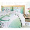 Ambesonne Christmas Duvet Cover Set, Xmas Baubles on Snow with Snowflakes Ice Holiday Humanitarian Artwork Illustration, Decorative 3 Piece Bedding Set with 2 Pillow Shams, Queen Size, White Red(Green White)