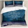 Ambesonne Christmas Duvet Cover Set, Xmas Baubles on Snow with Snowflakes Ice Holiday Humanitarian Artwork Illustration, Decorative 3 Piece Bedding Set with 2 Pillow Shams, Queen Size, White Red(Purple Grey)