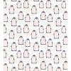 Ambesonne Christmas Duvet Cover Set, Xmas Baubles on Snow with Snowflakes Ice Holiday Humanitarian Artwork Illustration, Decorative 3 Piece Bedding Set with 2 Pillow Shams, Queen Size, White Red(Grey Pink)