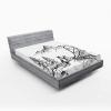 Ambesonne Christmas Fitted Sheet, Snowman with Santa Hat in The Garden with a Gift Box and Candle Cartoon Image, Soft Decorative Fabric Bedding All-Round Elastic Pocket, Twin Size, White Brown(White Dark Grey)