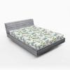 Ambesonne Christmas Fitted Sheet, Xmas Elements Candies Snowman Fir Sweets Celebration Theme, Bed Cover with All-Round Elastic Deep Pocket for Comfort, Twin XL Size, Orange White(Apple Green Turquoise)