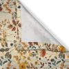 Ambesonne Christmas Kitchen Curtains, Modern Abstract Pine Trees Xmas Theme Dotted Background Print, Window Drapes 2 Panel Set Kitchen Cafe Decor, 55″ x 39″, Beige est Green and Coral(Amber Paprika and Slate Blue)