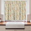 Ambesonne Christmas Kitchen Curtains, Modern Abstract Pine Trees Xmas Theme Dotted Background Print, Window Drapes 2 Panel Set Kitchen Cafe Decor, 55″ x 39″, Beige est Green and Coral(Mustard Orange Sage Green)