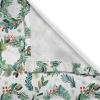 Ambesonne Christmas Kitchen Curtains, Modern Abstract Pine Trees Xmas Theme Dotted Background Print, Window Drapes 2 Panel Set Kitchen Cafe Decor, 55″ x 39″, Beige est Green and Coral(Laurel Green and Vermilion)