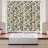 Ambesonne Christmas Kitchen Curtains, Modern Abstract Pine Trees Xmas Theme Dotted Background Print, Window Drapes 2 Panel Set Kitchen Cafe Decor, 55″ x 39″, Beige est Green and Coral(Brown Green and Blue)